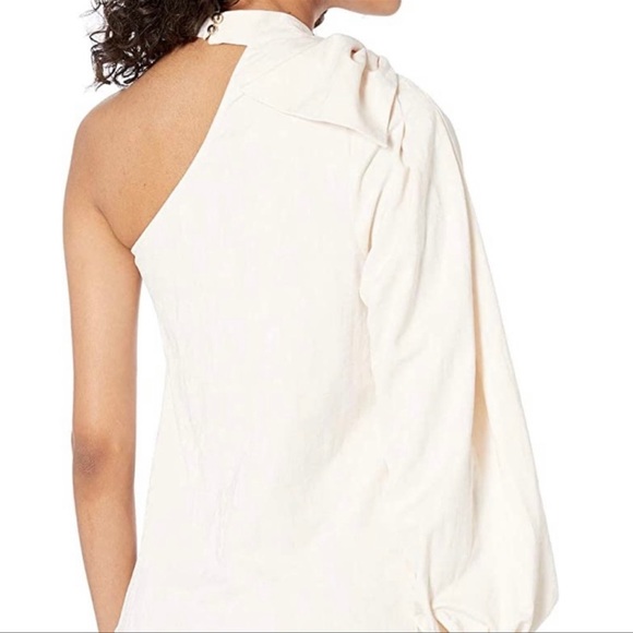 Bebe one shoulder jacquard top - Picture 4 of 6